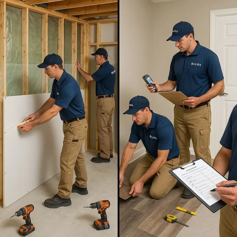 Repairs and Reconstruction process in Miller Place, NY